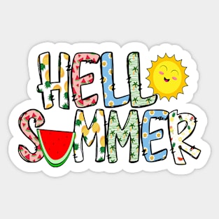 Hello Summer cute sun Sticker